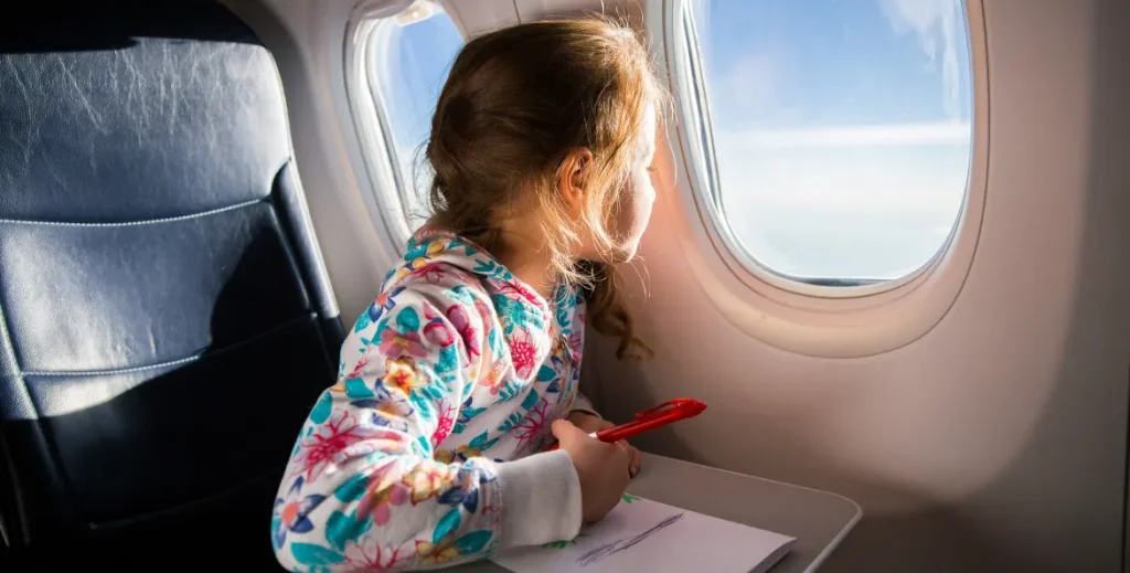Độ tuổi của trẻ em khi đi máy bay ANA