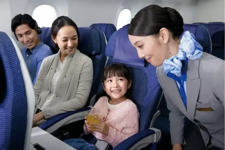 Hạng ghế mà ANA Nippon Airways đang khai thác