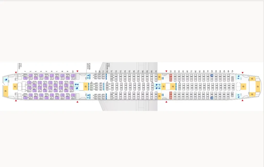 Sơ đồ ghế ngồi máy bay Boeing 787-10