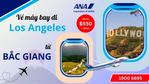 Vé máy bay đi Los Angeles tại Bắc Giang