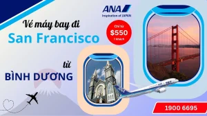 Vé máy bay đi San Francisco tại Bình Dương